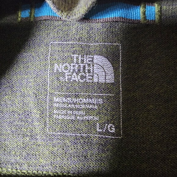 The North Face Mens Green SOFT Henley Long Sleeve T-Shirt Sweater Sweatshirt Lg - Picture 6 of 9